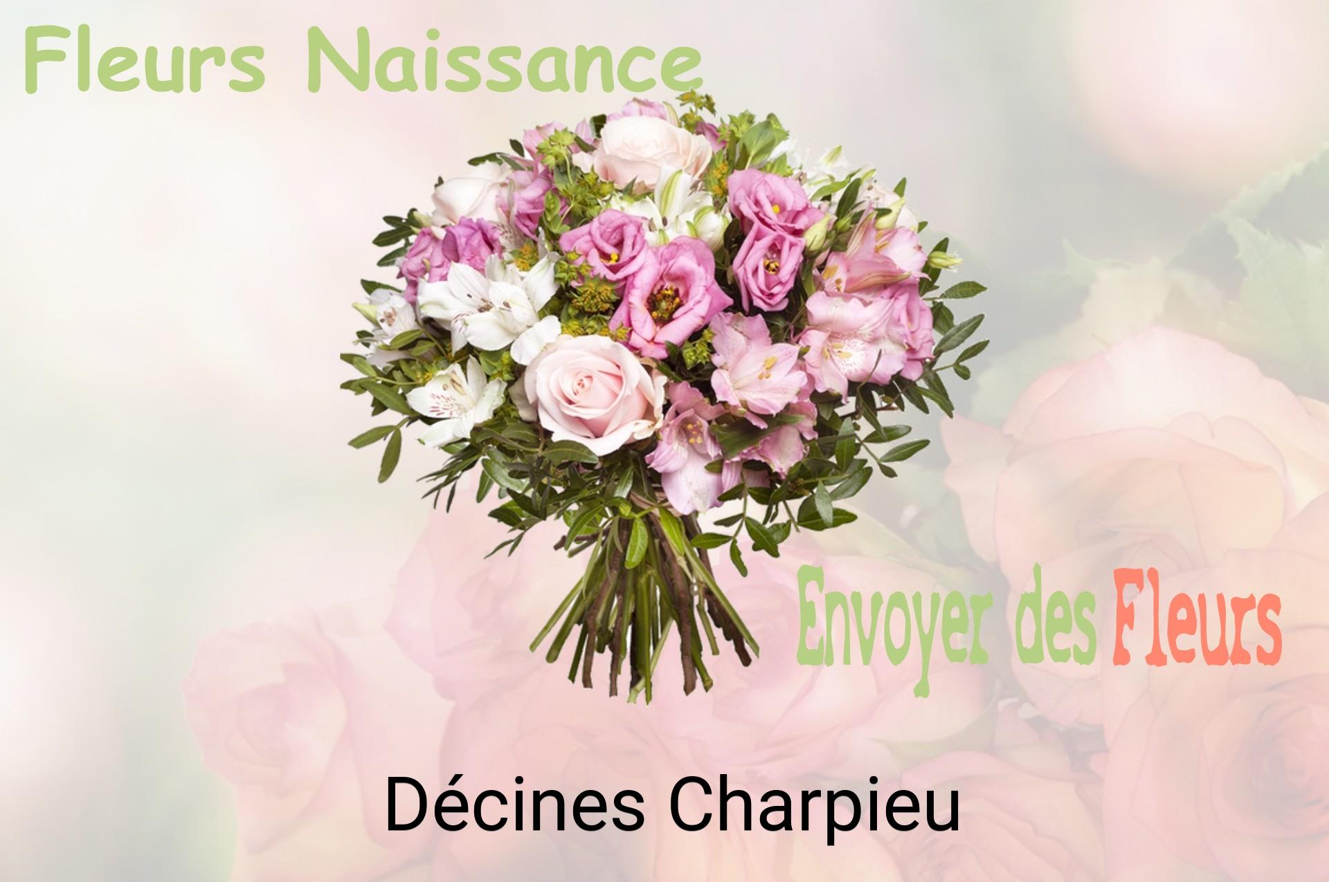 Bouquet de fleurs de naissance livré à Décines-Charpieu